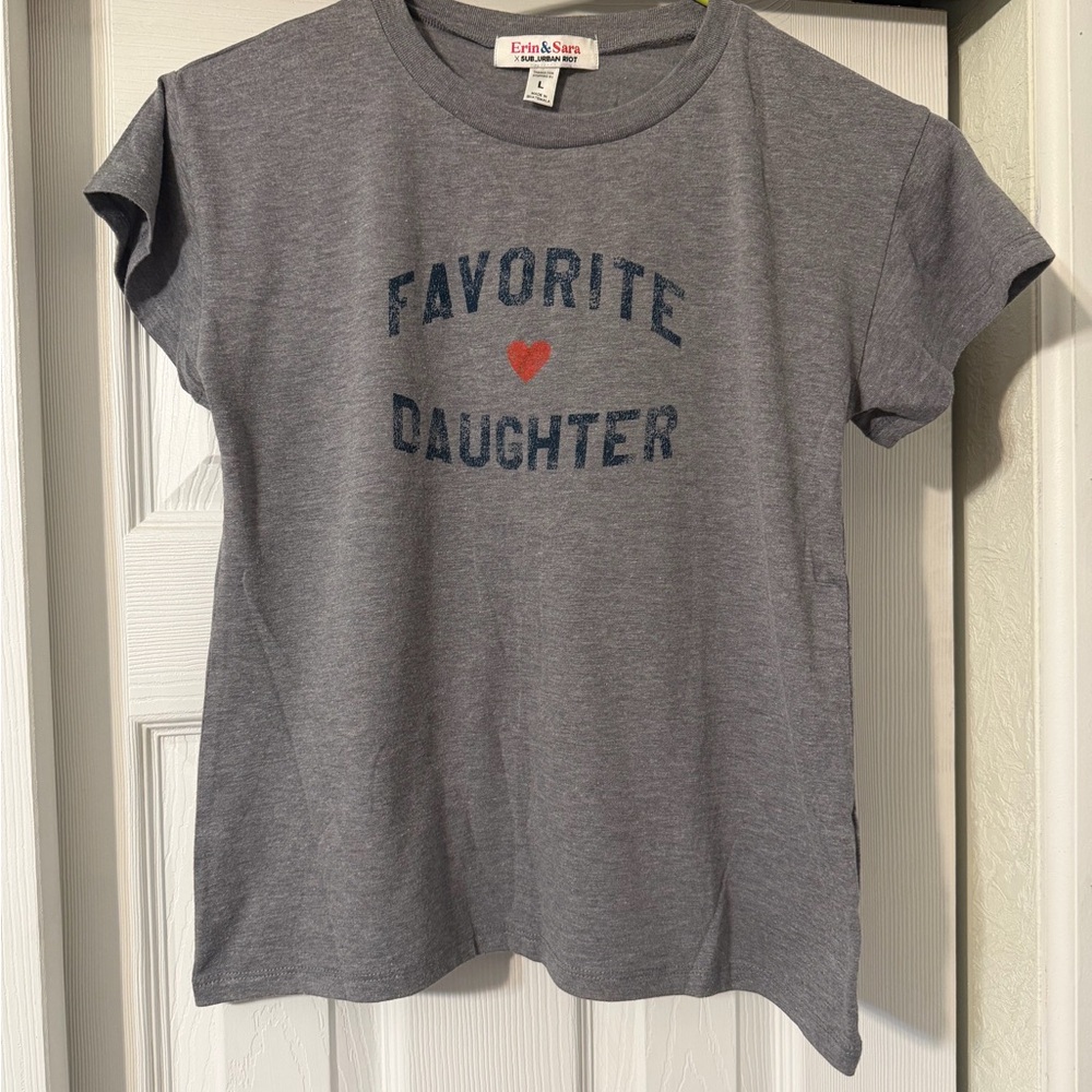 Sub_Urban Riot Gray Tee with Navy Text and Red Heart